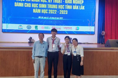 Cuộc thi khoa học, kỹ thuật – khởi nghiệp học sinh trung học năm học 2022-2023