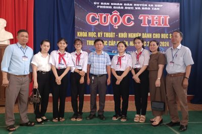 Cuộc thi Khoa học, kỹ thuật – Khởi nghiệp dành cho học sinh trung học cấp huyện, năm học 2023-2024