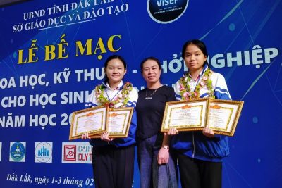 Cuộc thi Khoa học, kỹ thuật – Khởi nghiệp dành cho học sinh trung học tỉnh Đắk Lắk năm học 2023-2024