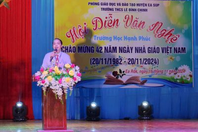 Hội diễn văn nghệ chào mừng Ngày Nhà giáo Việt Nam 20/11 với chủ đề “Trường học hạnh phúc”